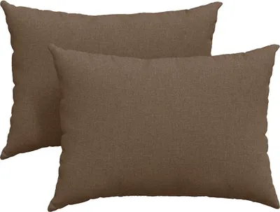 Obrázok produktu pre vidaXL Vankúše na pohovku 2 ks Hnedá látka 70 x 50 cm
