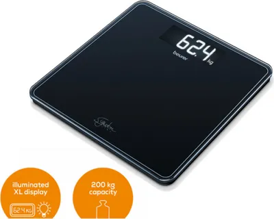Produktbild von BEURER Glaswaage GS400 schwarz