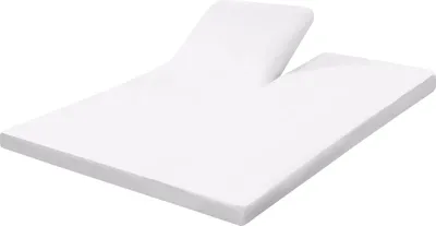 Produktbild von Jersey Split Topper Spannbettlaken für geteilte Topper  Weiß 180x200 - 200x200 cm