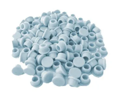 Produktbild von Lamello Clamex Abdeckkappen, lichtgrau, 100 Stk. | 335286