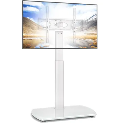 Produktbild von RFIVER TV Ständer höhenverstellbar schwenkbar für 32-65 Zoll Fernseher bis zu 35kg Max. VESA 400x400 Weiß