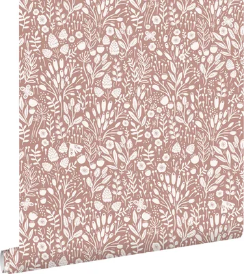 Zdjęcie produktu dla ESTAhome Tapeta kwiaty starego różu 50 x 900 cm