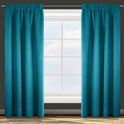Produktbild von Vorhang D91 PARISA mit Kräuselband 140X270 CM hellblau