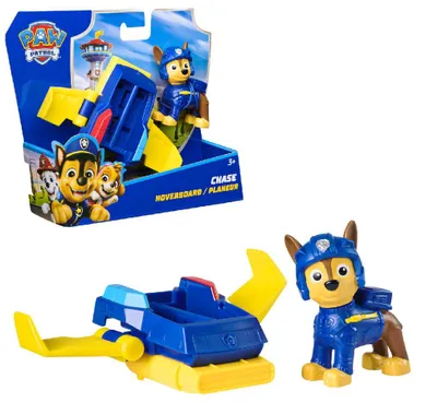 Image de Figurine Paw Patrol avec poursuite en aéroglisseur