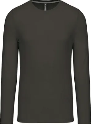 Produktbild von Kariban Mens long-sleeved crew neck T-shirt