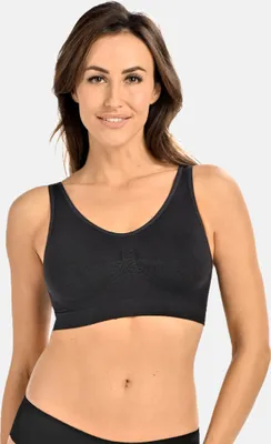 Immagine prodotto di Teyli Top senza cuciture Reggiseno da allattamento Top da allattamento Donna 2398575 nero S/M
