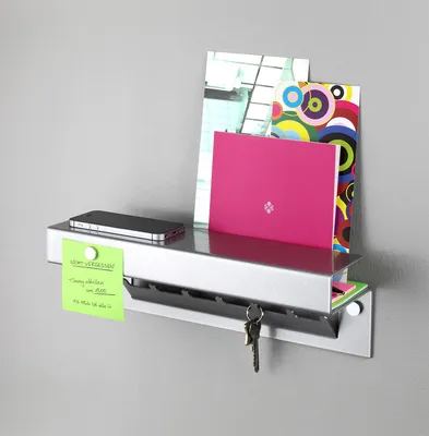 Produktbild von enjoy design - Hello Schlüsselregal Grau