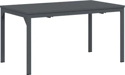 Immagine prodotto di vidaXL Tavolo allungabile antracite 180 x 80 x 76 cm acciaio