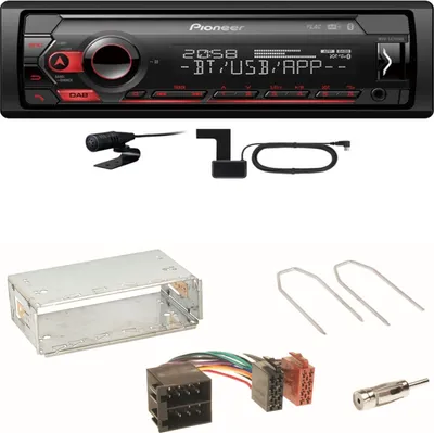 Produktbild von Pioneer MVH-S420DAB DAB+ Bluetooth Einbauset für Opel Astra F G Corsa B Zafira A