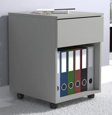 Produktbild von VCM Rollcontainer | Beistellcontainer mit Schubladen | Maße ca. H. 55 x B. 39 x T. 70 cm | Bürocontainer - Dalosa 1 Schublade