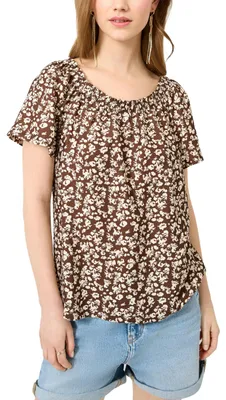 Produktbild von s.Oliver Damen Bluse – Carmenausschnitt, Loose Fit, Viskosemix
