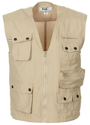 Produktbild von Outdoor Weste, khaki, Microfaser L