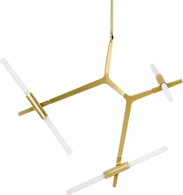 Zdjęcie produktu dla Lampa wisząca CANDELABR 6 złota - aluminium, szkło