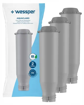 Zdjęcie produktu dla Filtr do kawy Wessper, kompatybilny z ekspresami Krups F088, zestaw 3 sztuk