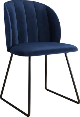 Produktbild von MIRJAN24 Stuhl Ozevro, Polsterstuhl, Esszimmerstuhl, Beine aus Metall, 58x52x80 cm (Farbe: Magic Velvet 2216)