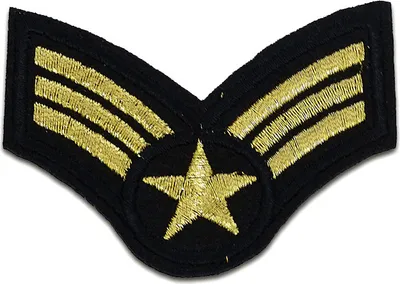 Produktbild von Militär Army Stern - Aufnäher, Bügelbild, Aufbügler, Applikationen, Patches, Flicken, Zum Aufbügeln, Größe: 6,4 x 5 cm