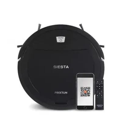 Zdjęcie produktu dla PRIXTON Siesta, Bez worka, Czarny, Okrągły, 0,25 l, Ładowanie, 68 dB