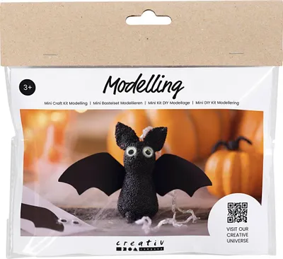 Produktbild von Creativ Company Mini-Hobby-Set Bildhauerei, Fledermäuse, 1 Box
