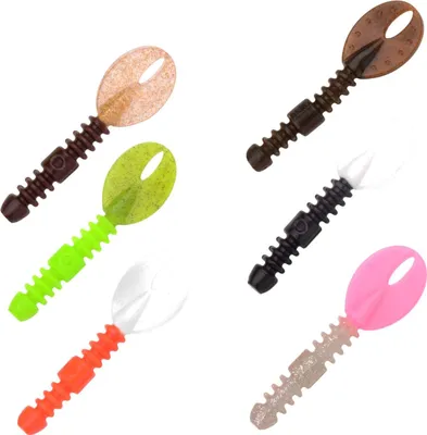 Produktbild von Trout Master Grubsta 6,2cm - 6 Creature Baits, Farbe:Chartreuse