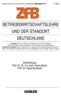 Obrázek produktu pro Betriebswirtschaftslehre und der Standort Deutschland