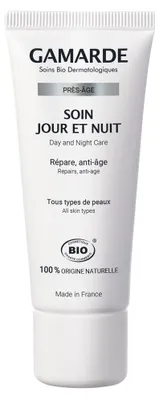 Image de Crème pour le visage, Gamarde, effet anti-rides, pour le jour et la nuit, bio, 40 ml