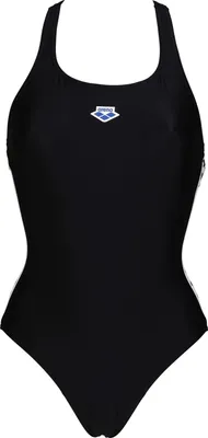 Produktbild von Arena WOMEN'S ARENA ICONS SWIMSUIT RACER BACK Badeanzug schwarz schwarz 36