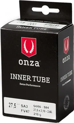 Image de Onza Pneus Tube SA2, 1.90-2.30, 0.6mm, Presta FV47mm, noir, 650B