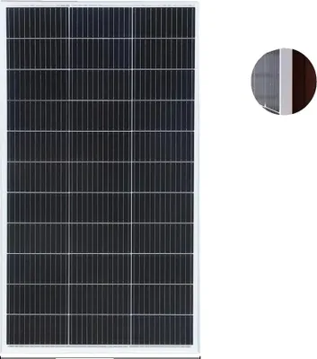 Image de Panneau solaire, monocristallin, construction durable, 200W 1235x680mm