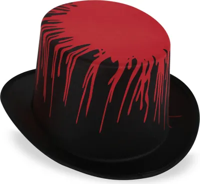Produktbild von Horror Zylinder Blutoptik Gr. 58 cm Halloween Karneval Fasching Party Cosplay