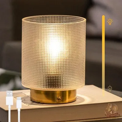 Produktbild von Azomor® Drahtlose wiederaufladbare Tischlampe mit Dimmfunktion für stimmungsvolle Beleuchtung