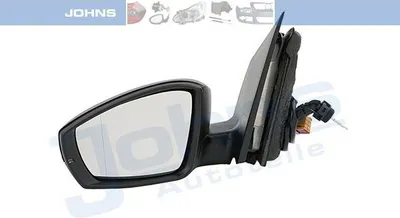 Produktbild von Außenspiegel passend für VW Polo 09 6R 06/ 09- links Fahrerseite schwarz 6R1857507C9B9 Johns