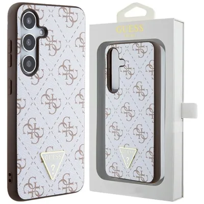 Zdjęcie produktu dla Etui Guess 4G Triangle Na Samsung Galaxy S24 - Białe