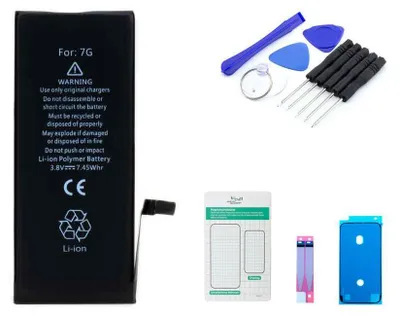 Produktbild von Ersatzakku für Apple iPhone 7 1960 mAh – Reparaturset mit Werkzeug