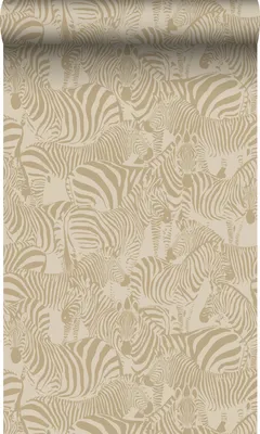 Zdjęcie produktu dla Origin Wallcoverings tapeta zebry beżowy 50 x 900 cm