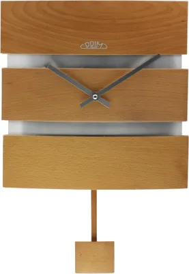 Produktbild von PRIM Modern Pendeluhr Holz Naturbelassen 30 x 30 cm