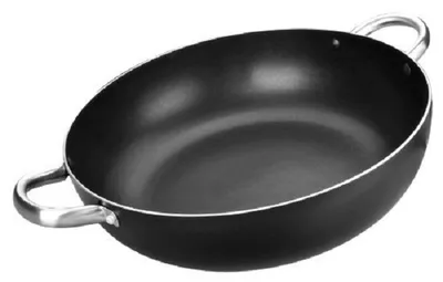 Produktbild von Ibili I-CHEF 403328 Honda CON ASAS Bratpfanne, 28 cm max. Durchmesser, Aluminium, Induktionsherd-geeignet, Antihaftbeschichtung