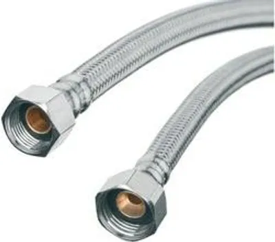 Produktbild von Edelstahl-Gewindeschlauch (Innengewinde/Innengewinde), 30 cm, 1/2*3/4 – H/WS-04-030