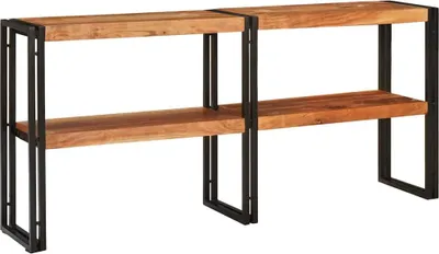 Produktbild von Konsolentisch Braun 160 x 33 x 75 cm Massivholz Akazie