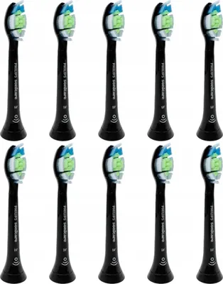 Produktbild von Philips Diamond Clean Spitze Schwarz HX6062/13, 10 Stück