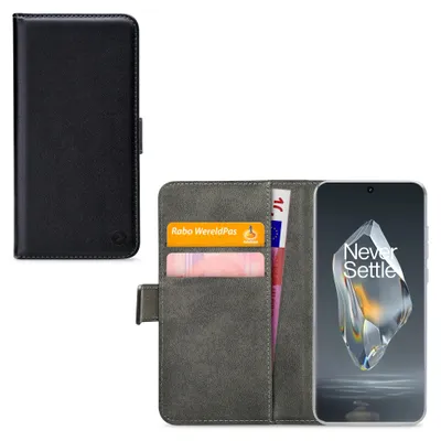 Produktbild von Mobilize PolyurethanLeather Book Case Black OnePlus 12R