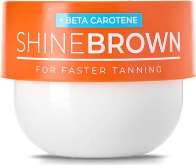 Produktbild von Byrokko Shine Brown Cream Beta-Carotin Tiefere und dunklere Bräune 210 ml