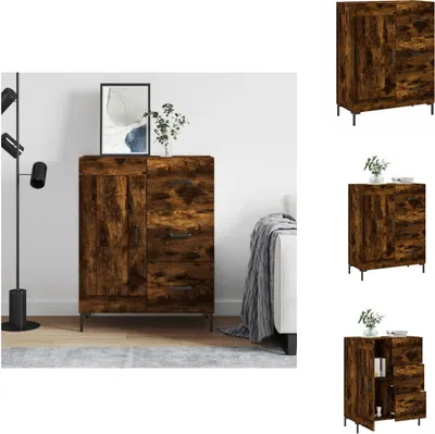 Produktbild von vidaXL Sideboard Räuchereiche 69,5x34x90 cm Holzwerkstoff -  Sideboards