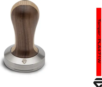 Produktbild von Lelit Tamper PLA471W mit Holzgriff für 57mm Siebträger