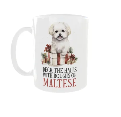 Produktbild von 300ml Weihnachtsbecher für Doggies v9 Malteser