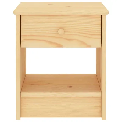 Image de vidaXL Table de nuit nature 35x30x40 cm pin massif