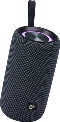 Zdjęcie produktu dla Głośnik Bluetooth 16 W - Imprezowa pozytywka z pokazem świetlnym RGB i radiem FM - Kompaktowy głośnik z basem i 2,5-godzinnym czasem odtwarzania - Czarny