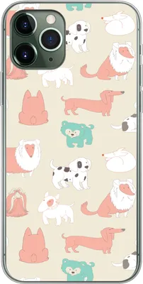 Produktbild von MuchoWow® Handyhülle Schutzhülle Hülle für Telefoonhoesje iPhone 11 Pro Muster - Hund - Welpe - Jungen - Mädchen - Kinder - Kinder Silikon Softcase Handy Hülle - Handy