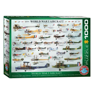 Immagine prodotto di Eurographics Puzzle Kriegsflugzeuge des 1. Weltkrieges, 1000 Teile, 68 x 48 cm, 6000-0087