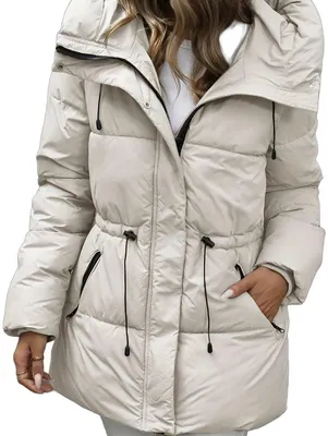 Productafbeelding van Currero Winterjas Dames Beige L