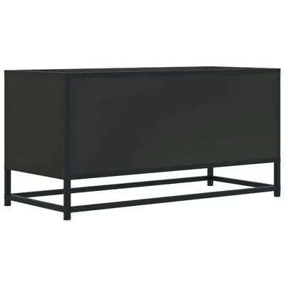 Produktbild von vidaXL TV-Schrank Schwarz 80x34,5x40 cm Holzwerkstoff und Metall